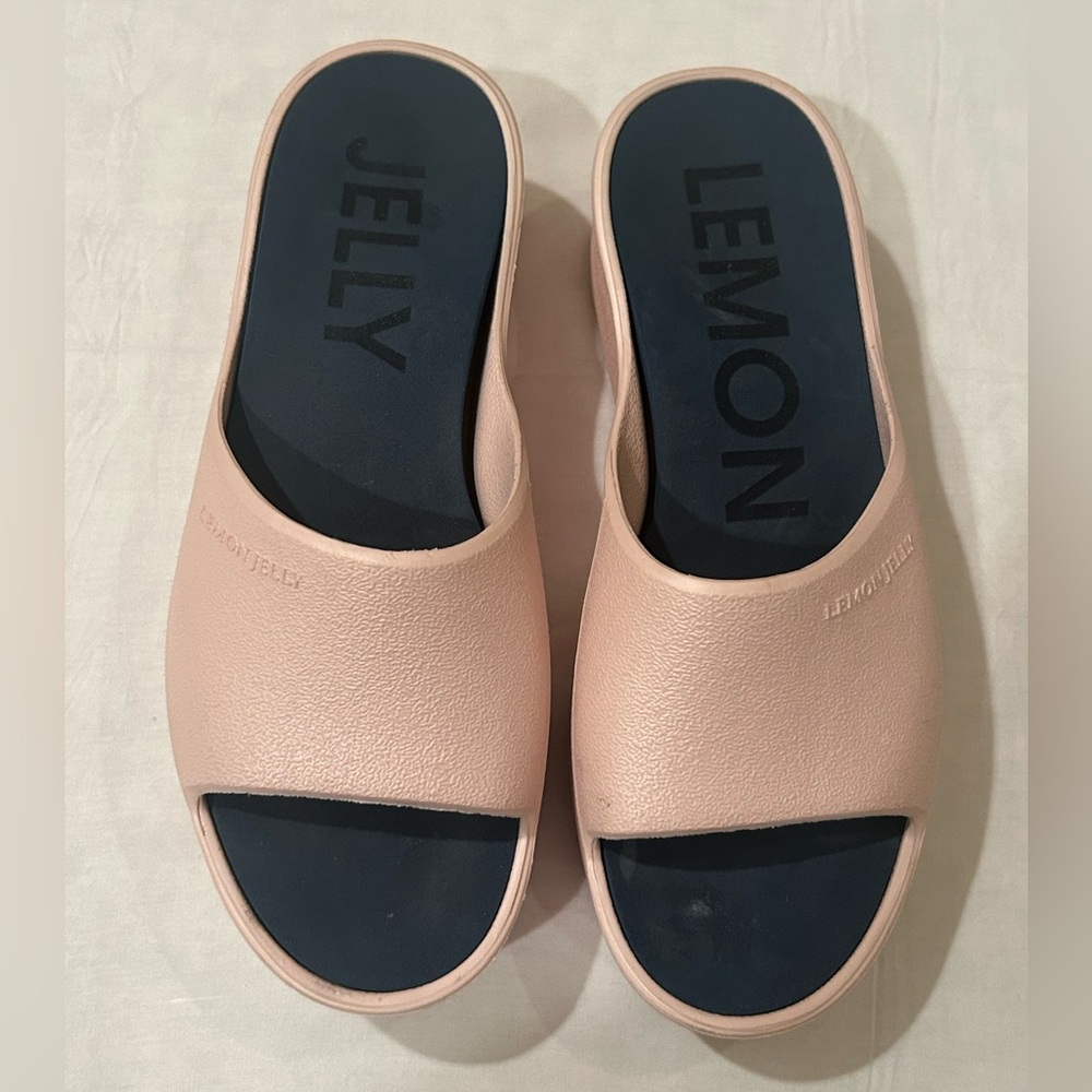 Lemon Jelly Sunny Platform Pink Sandals Women's Size 38/ US 7.5-8/ Retail $65